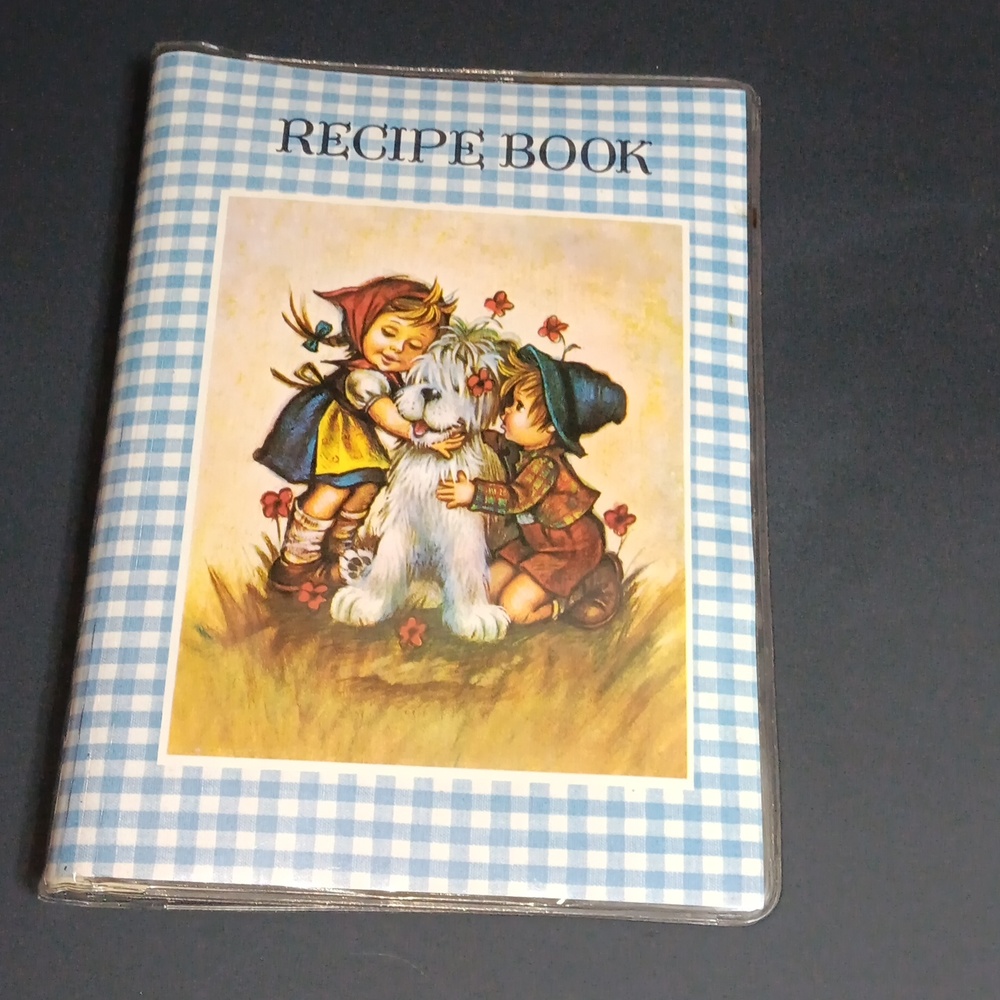 Vintage Hummel spiral cookbook